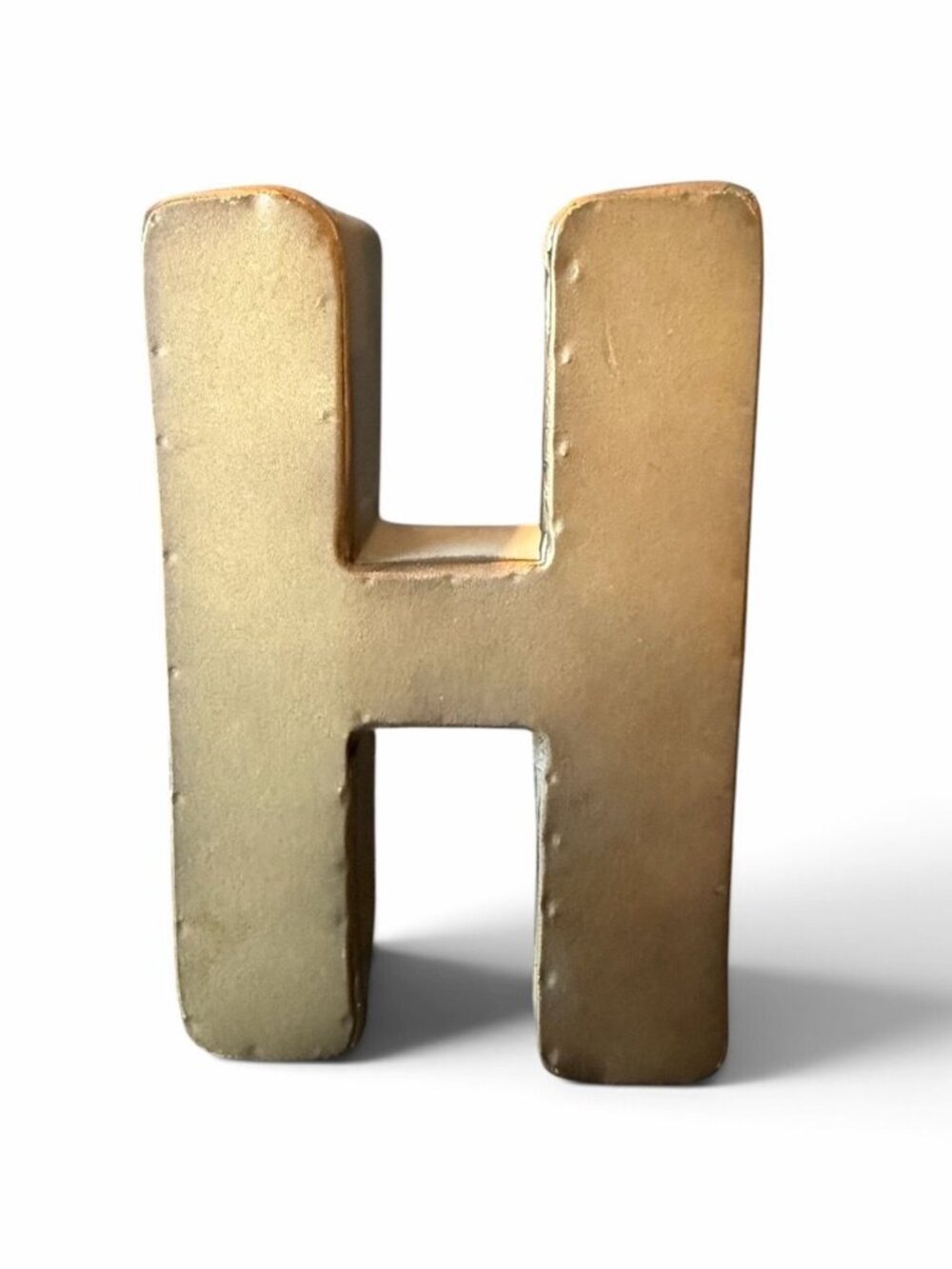 Gold Letter H Decor – Freestanding or Wall Mounted